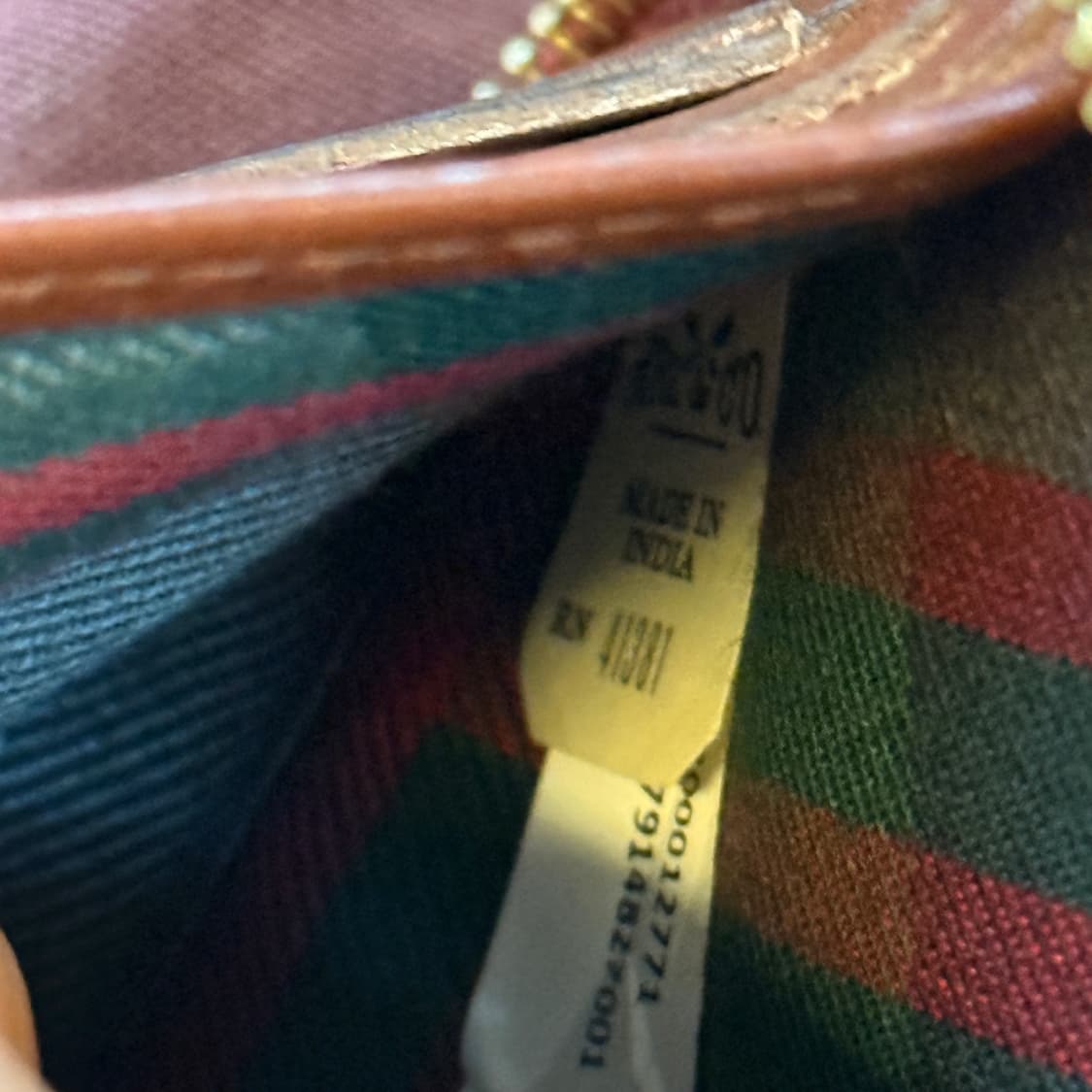 RRL 오일 코튼 버건디 월렛 상품이미지7