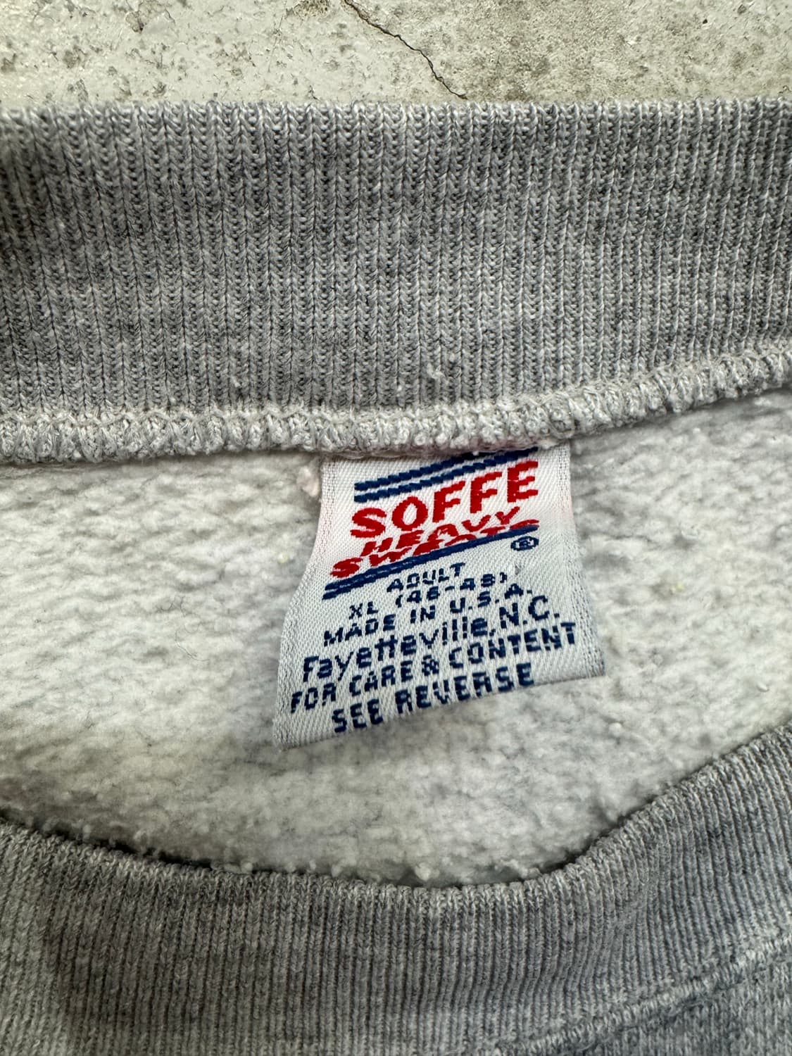 90s SOFFE 헤비코튼 스웻셔츠 상품이미지3