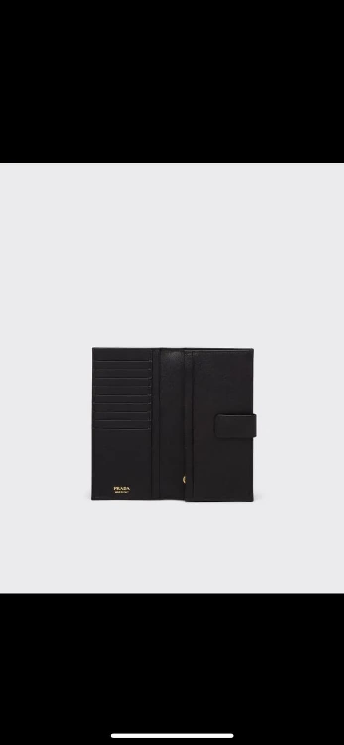 프라다 PRADA 사피아노 장지갑 여성지갑 블랙 명품지갑 상품이미지10