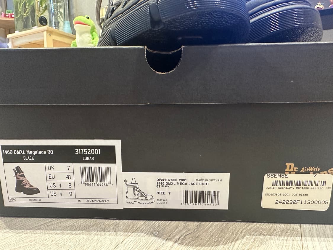 [UK7] 릭오웬스x닥터마틴 1460 DMXL 메가레이스 상품이미지3