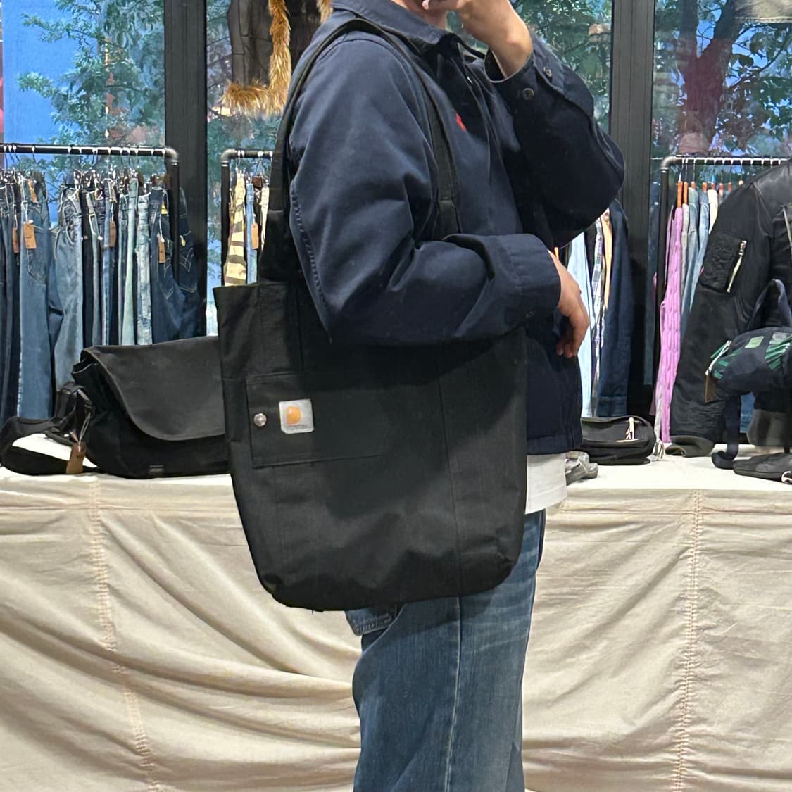 칼하트 블랙 숄더백 토트백 상품이미지9