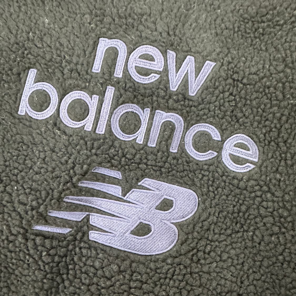 여성용 160 뉴발란스 빅로고 플리스 가디건  상품이미지5