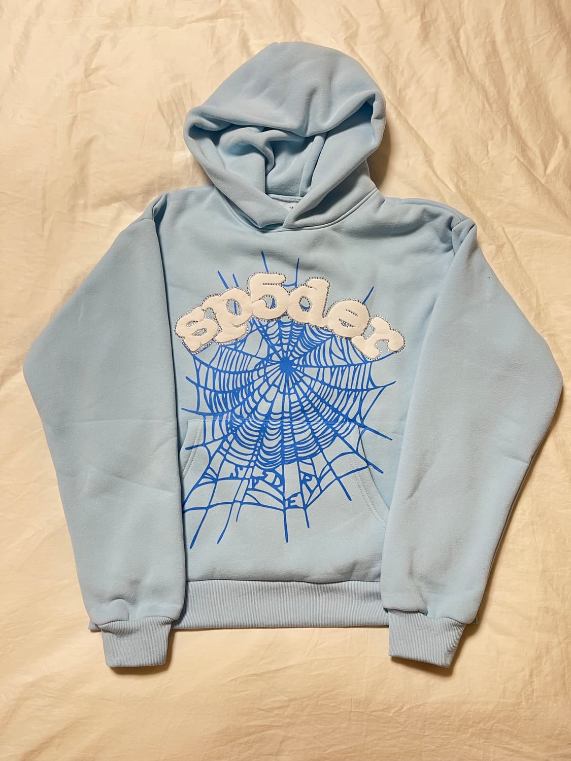 sp5der 후드티 베이비 블루 상품이미지1