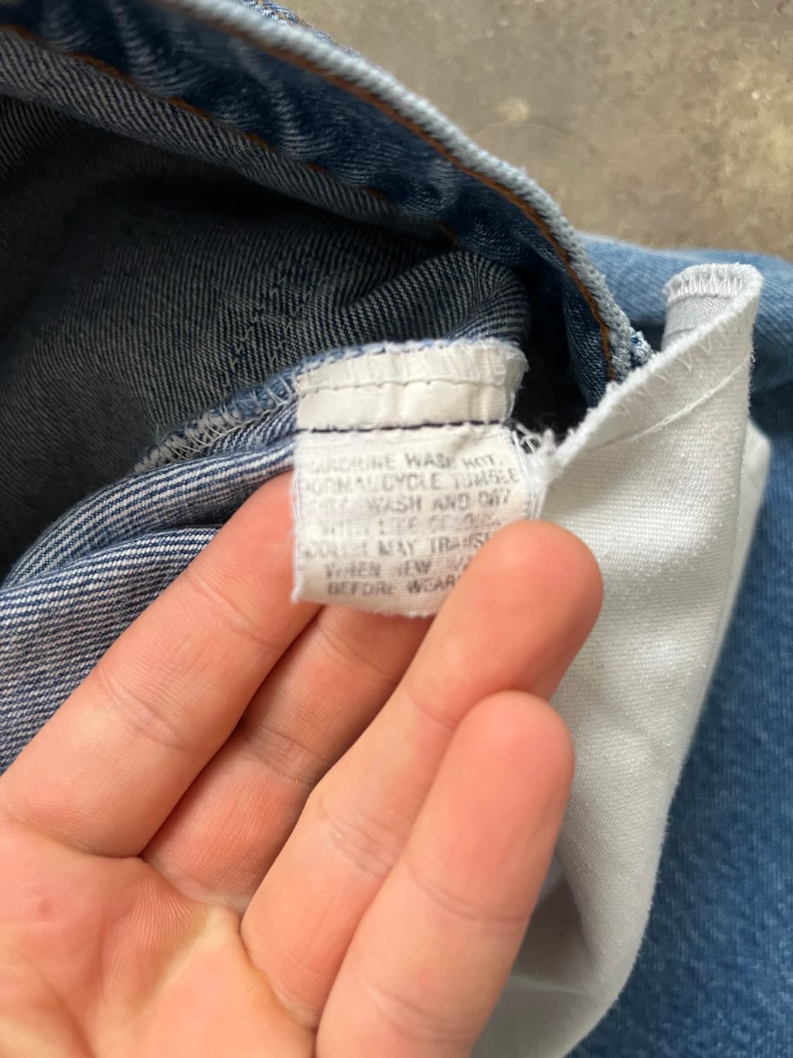 80s USA Levi's 517 연청 데님팬츠 상품이미지6