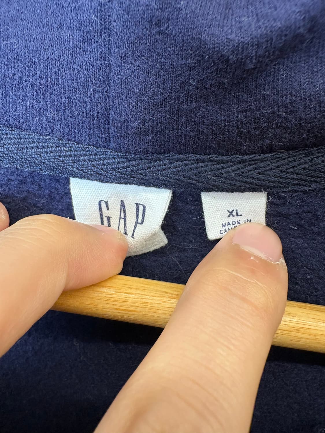 갭 GAP 후드집업 네이비 상품이미지5