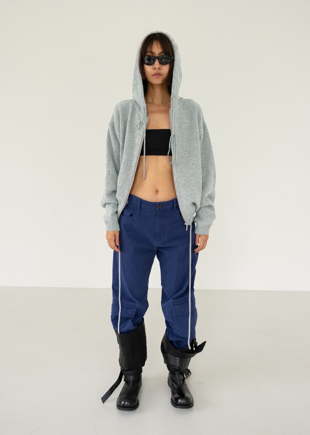 에스이오 울 후디 집업 자켓 상품이미지8