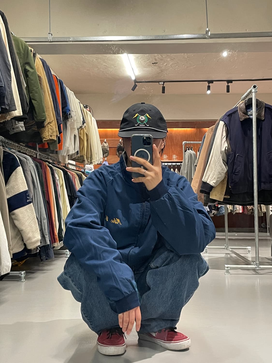 빈티지 팔볼 나일론 자켓   상품이미지3