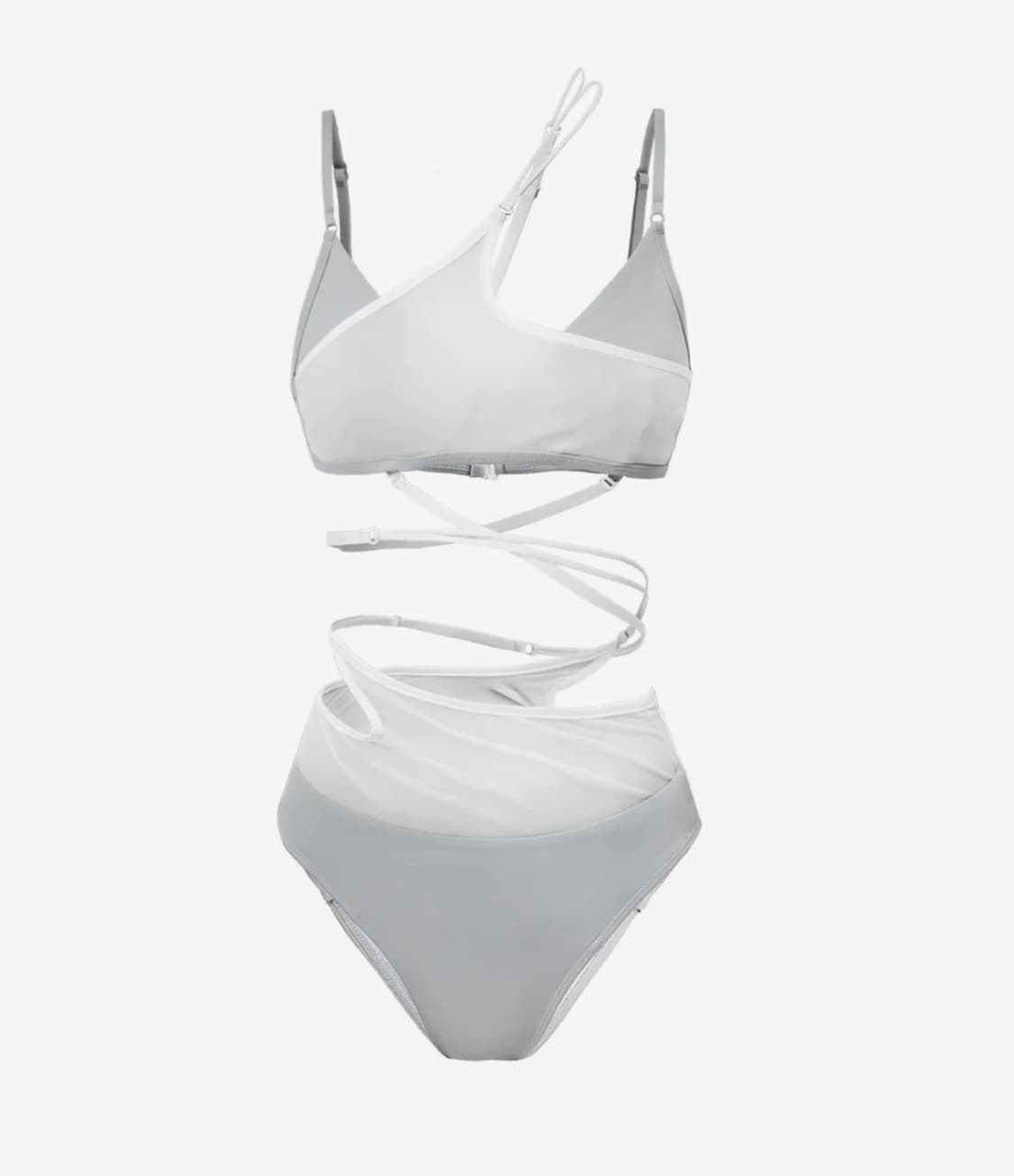 오호스 Layered Mesh Strap Bikini 비키니 수영복 1 상품이미지1
