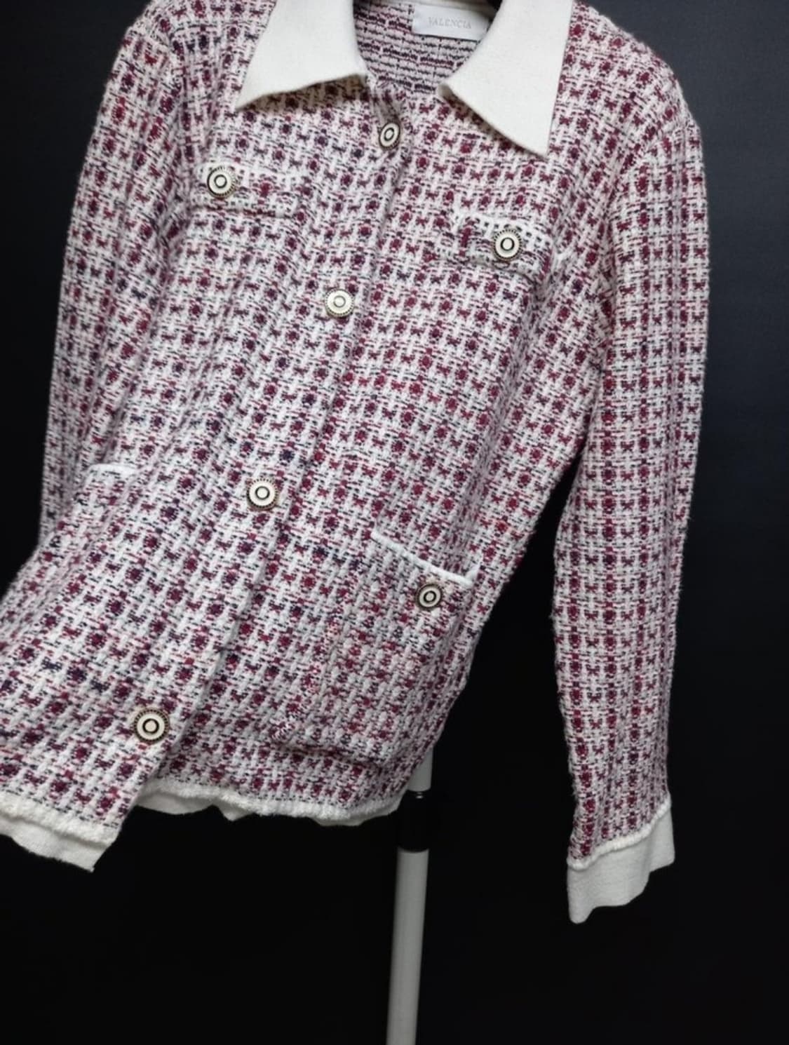 발렌시아 춘추동 트위드 가디건자켓 55.66 상품이미지6