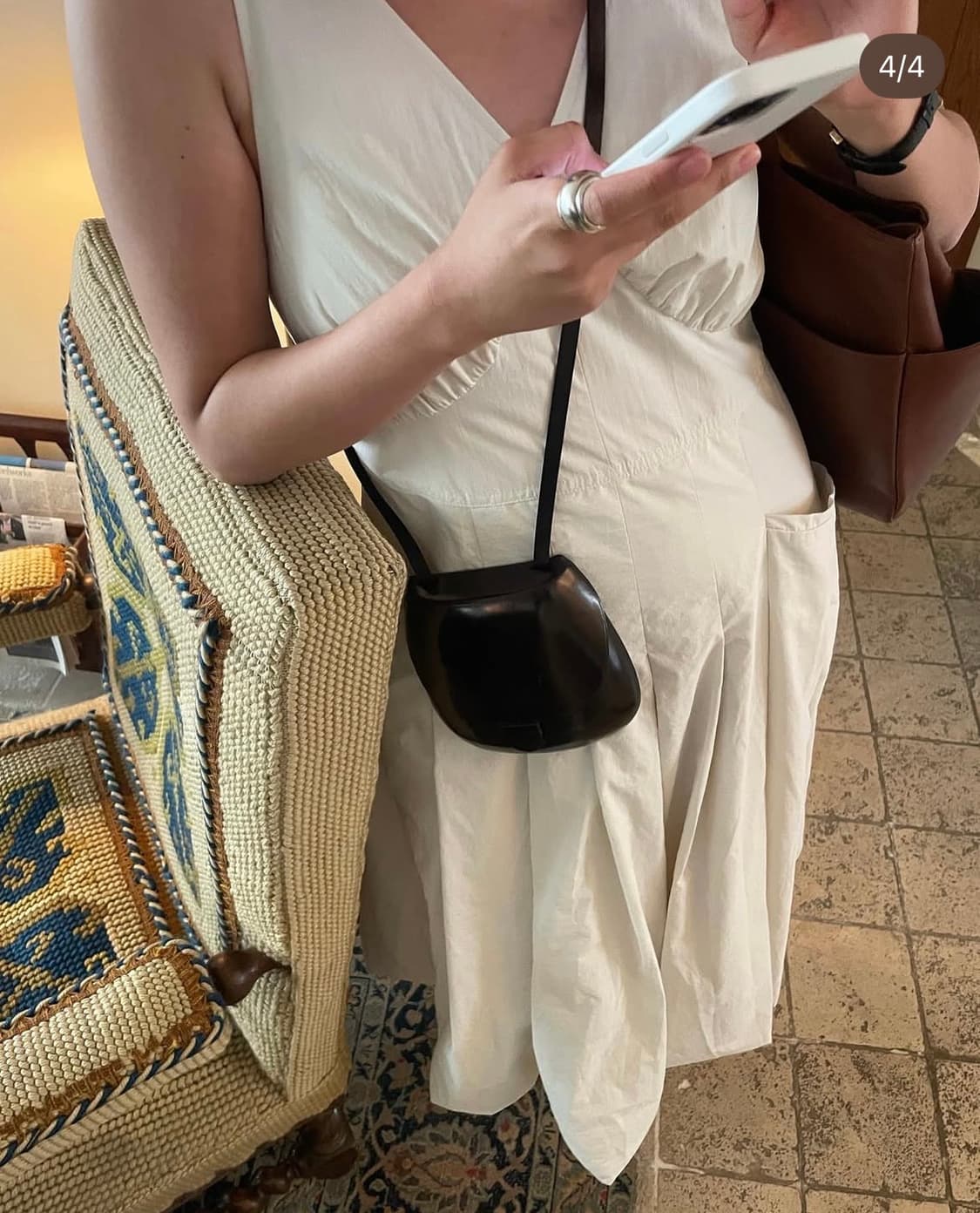 Ethos puffy dress ivory 상품이미지4