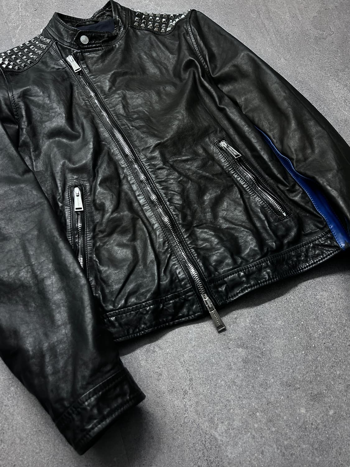 디스퀘어드2 12ss 아카이브 스터드 레더 자켓 상품이미지7