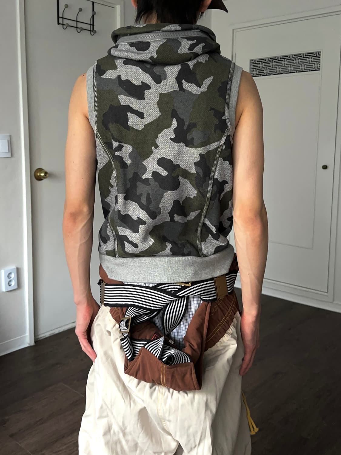 Scot Club 카모플라쥬 후드 베스트 상품이미지5