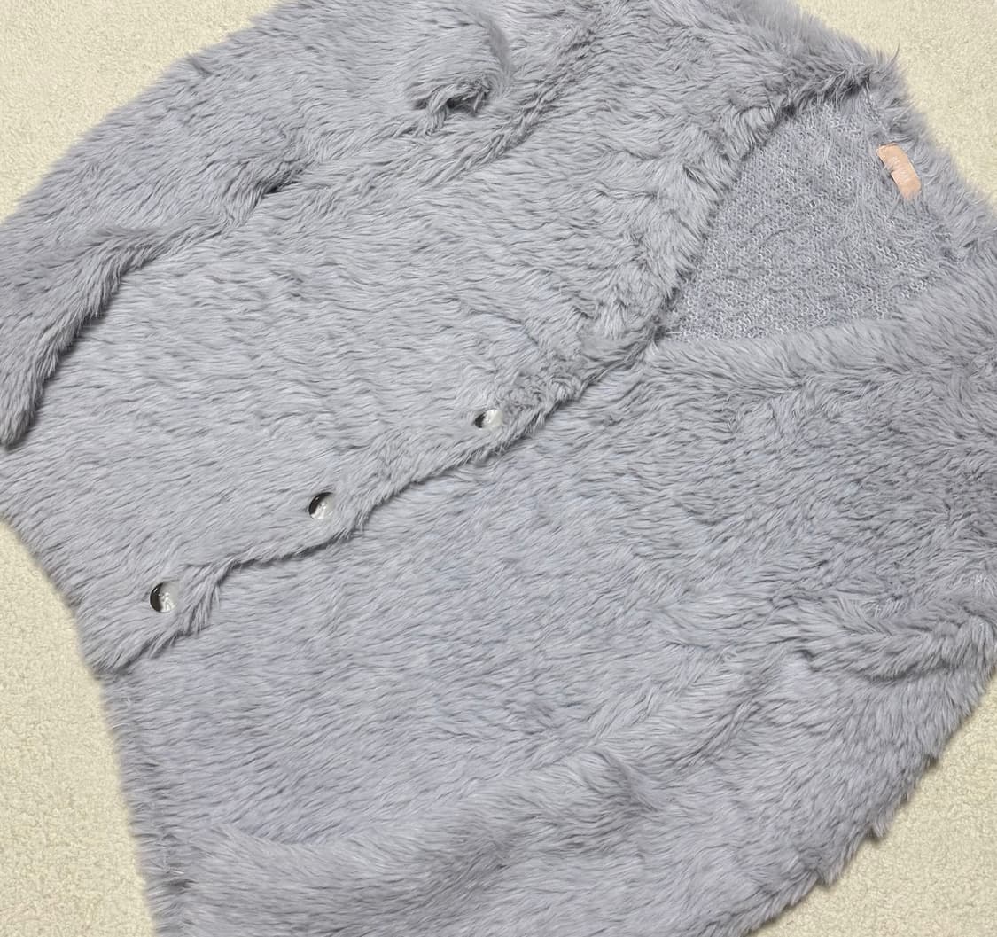 Japanese vintage RESEXXY 소라 퍼 가디건 상품이미지3