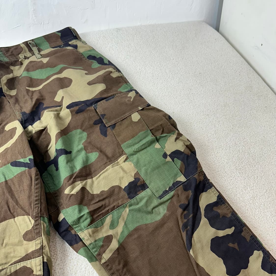 34 90s BDU 군용 밀리터리 카모 카고 팬츠 상품이미지5