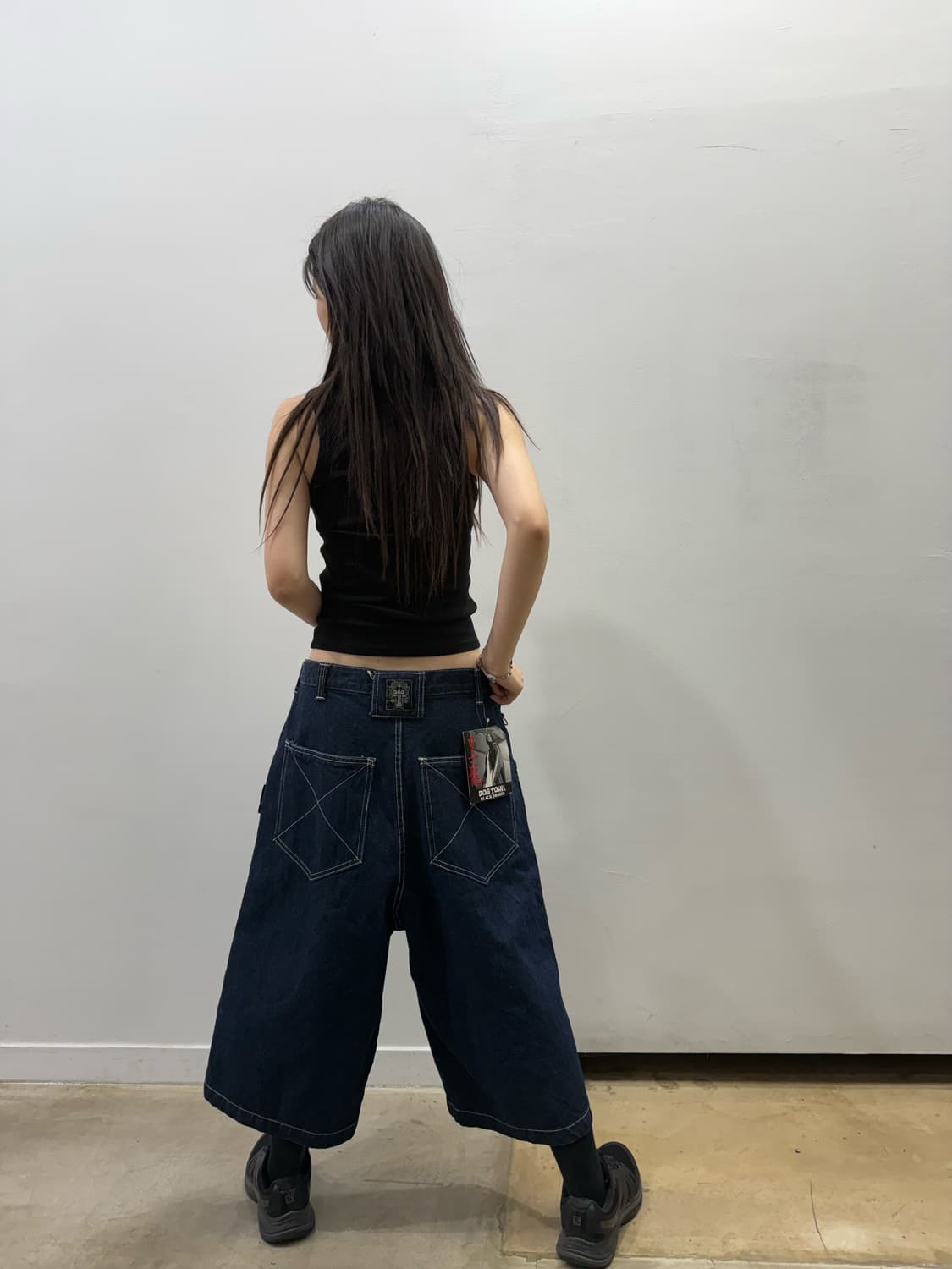 도그타운 데님 로고 버뮤다팬츠 상품이미지9