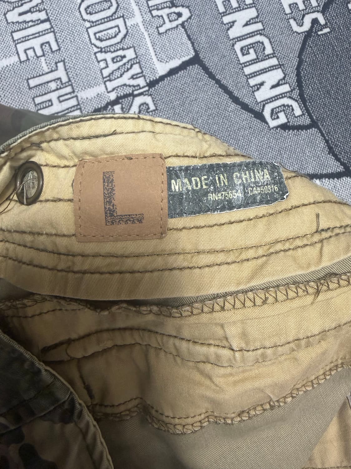 케토하우스 디테일 카모 카고 팬츠 상품이미지9