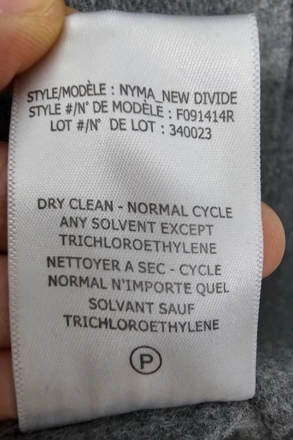 한섬 띠어리 Theory 회색 울 캐시미어 오버핏 코트 ~66 상품이미지10