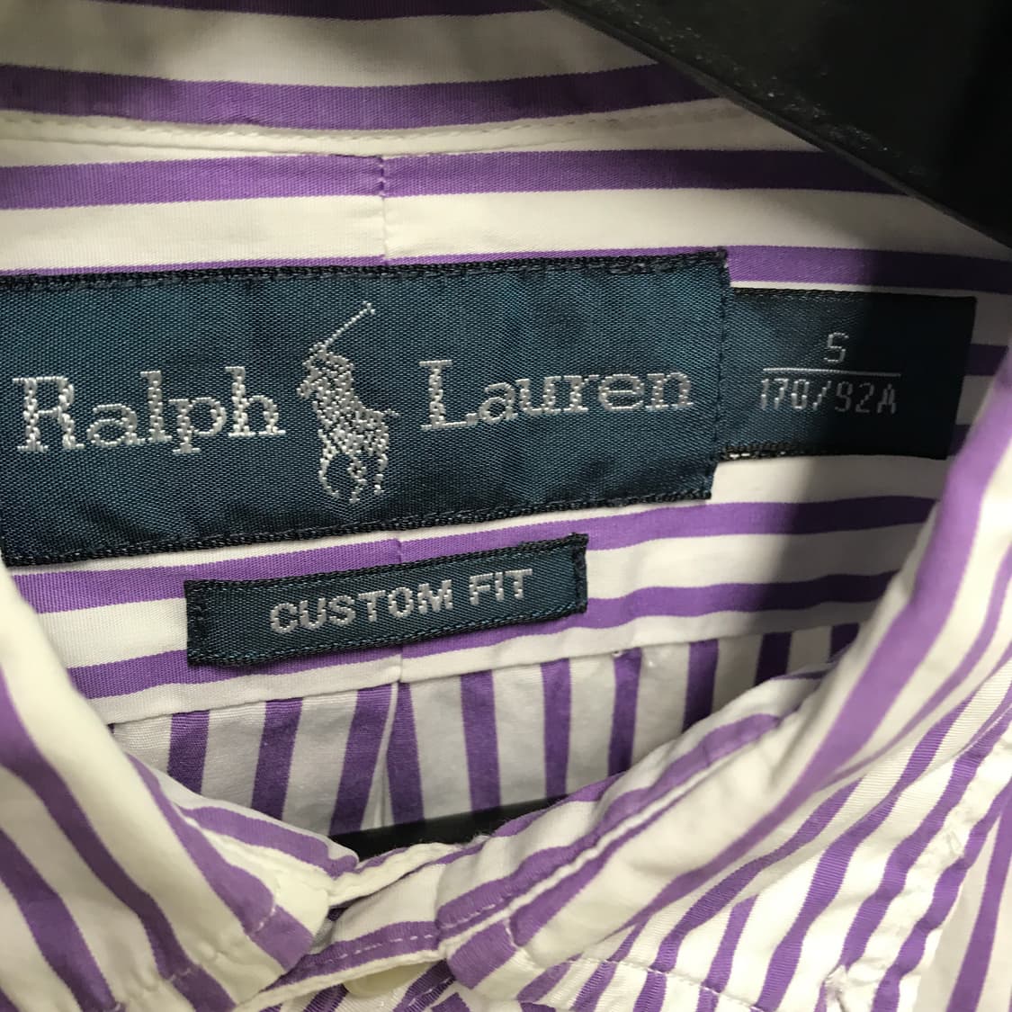 폴로 랄프로렌 스트라이프 셔츠 퍼플 S 상품이미지5