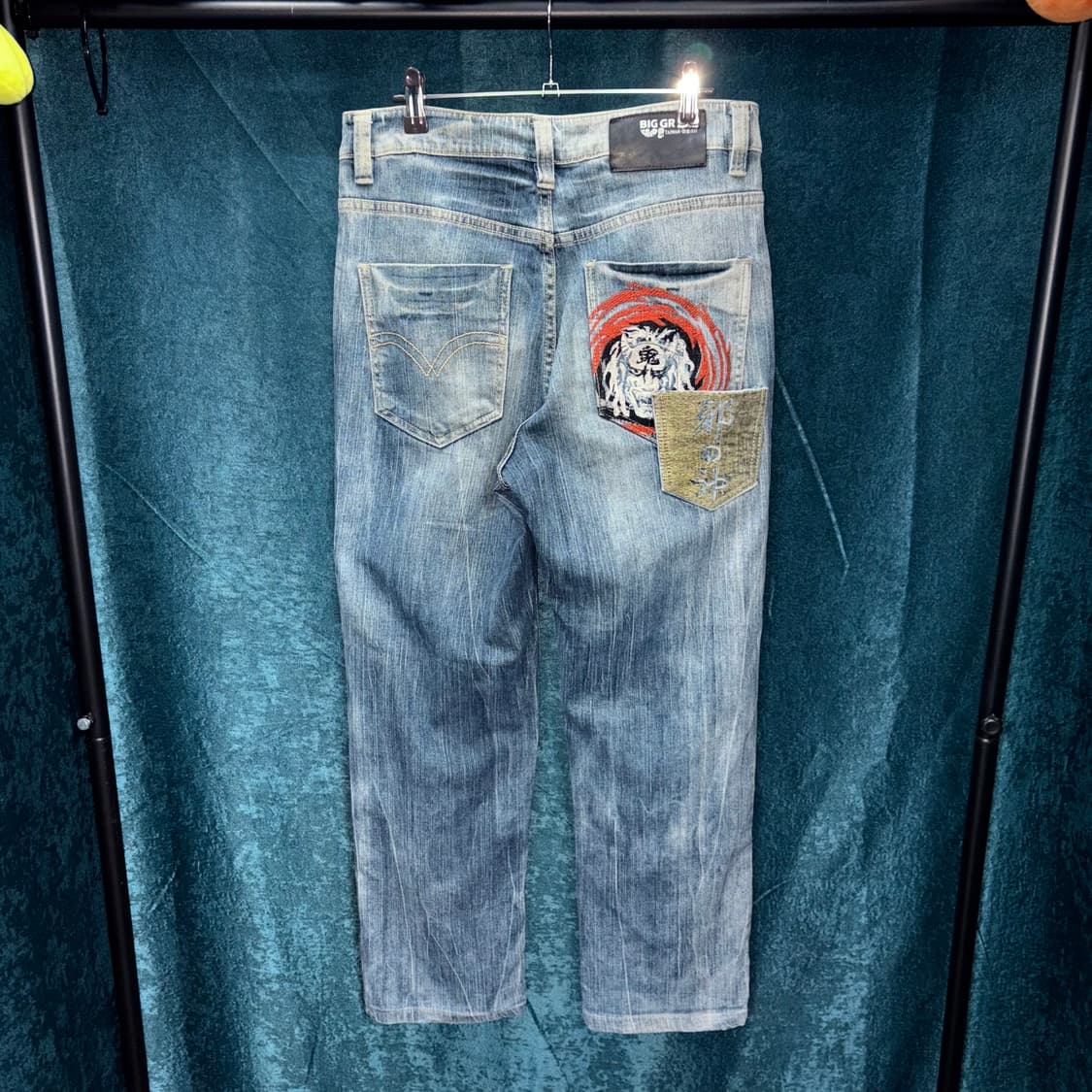 (31) 재패니즈 오니 자수 데님 팬츠 made in JAPAN 상품이미지1