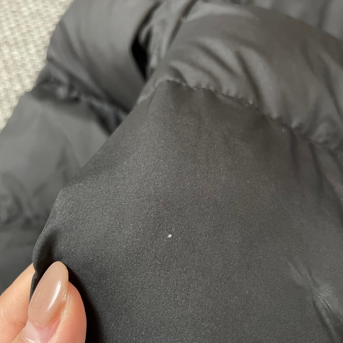 노스페이스 블랙 다운 패딩 L 상품이미지6