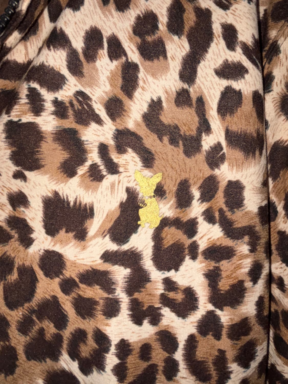 [KateRuber] 리버시블 호피 벨벳 집업 상품이미지3