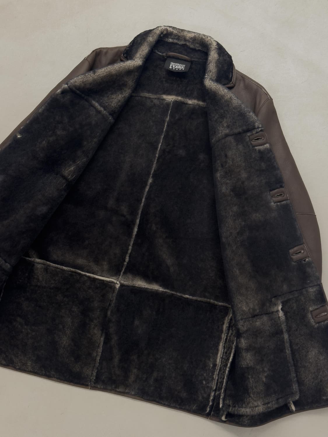  GIANFRANCO FERRE 무통 시어링 코트 상품이미지6