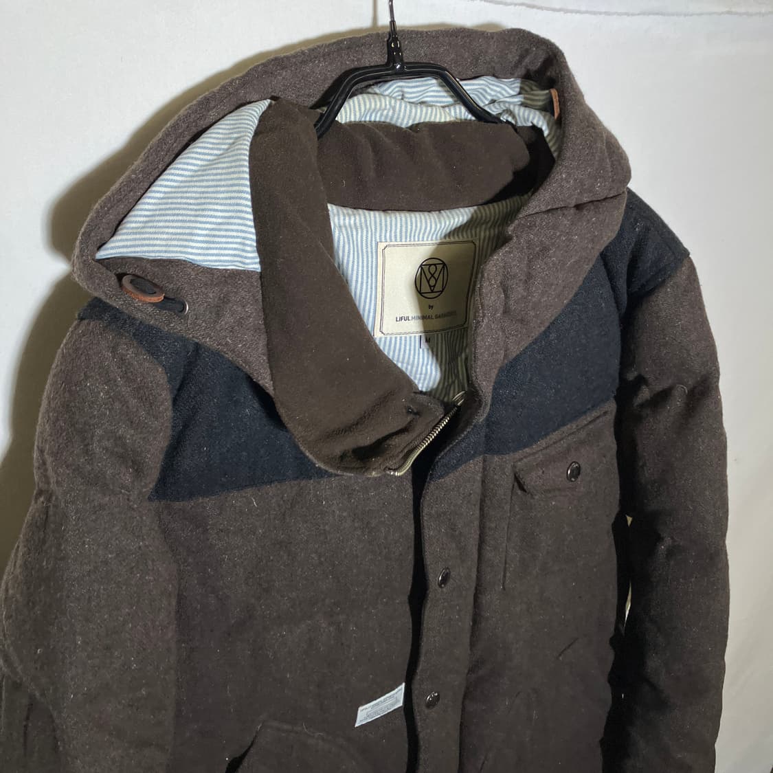 M)라이풀 울 덕다운 패딩 점퍼 상품이미지2