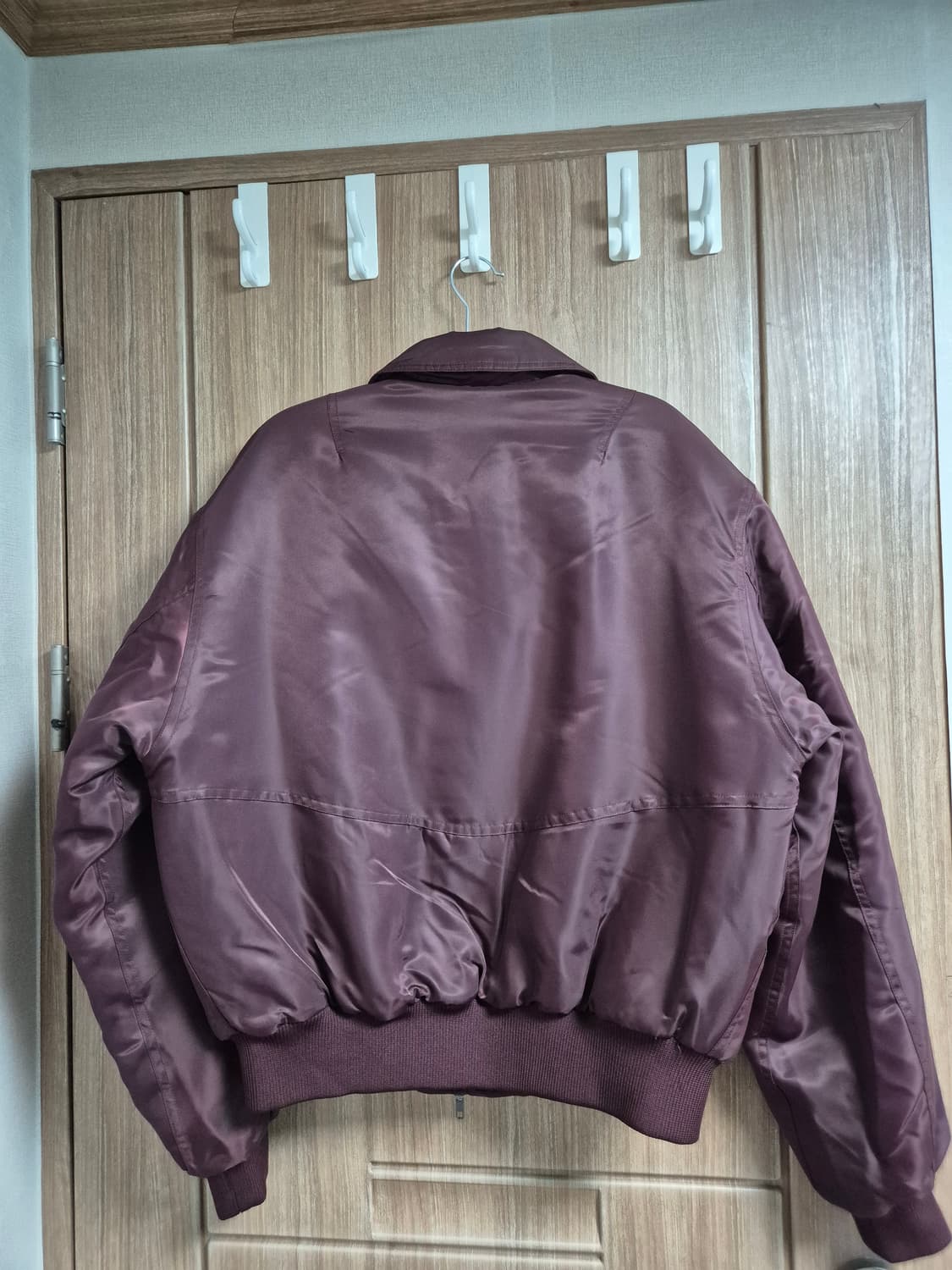 르마드 MA-1 숏 자켓 버건디 2 사이즈 상품이미지3