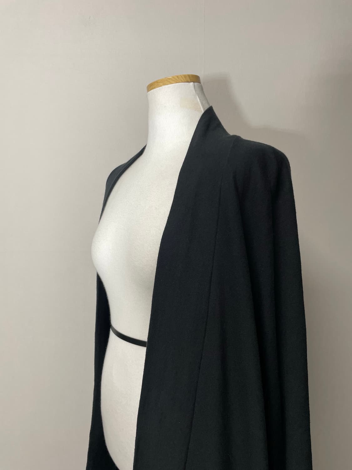 리미퓨 요지야마모토 블랙 오픈 가디건  상품이미지1