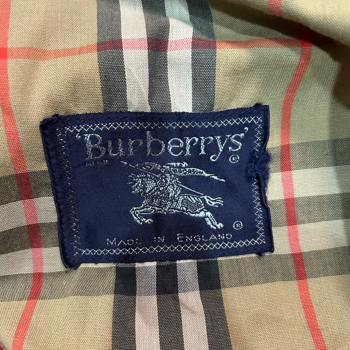 [XL] 90s 버버리 자수로고 스윙탑 해링턴 자켓 상품이미지7