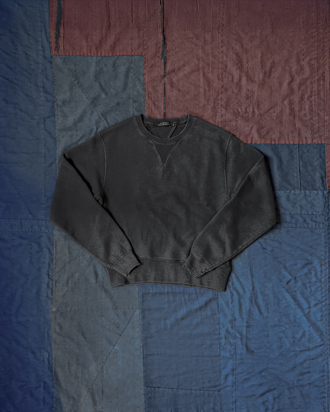 버드노트 스웻 셔츠 챠콜 상품이미지1