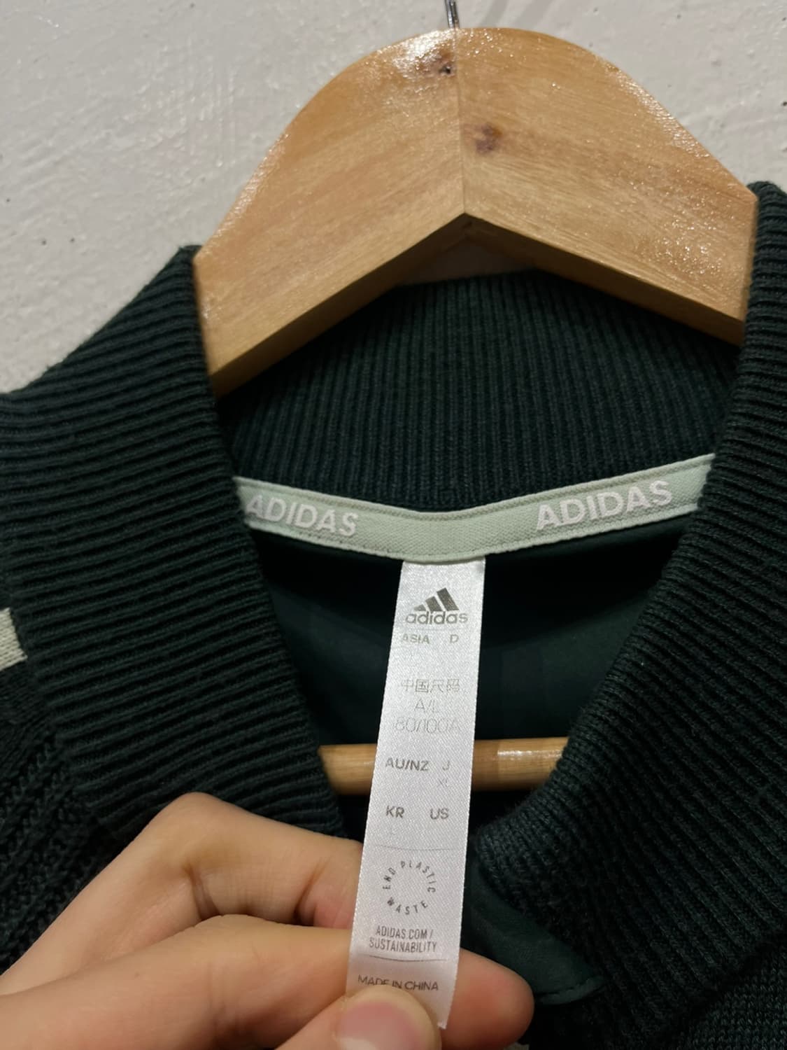 아디다스 삼선 니트집업  상품이미지5