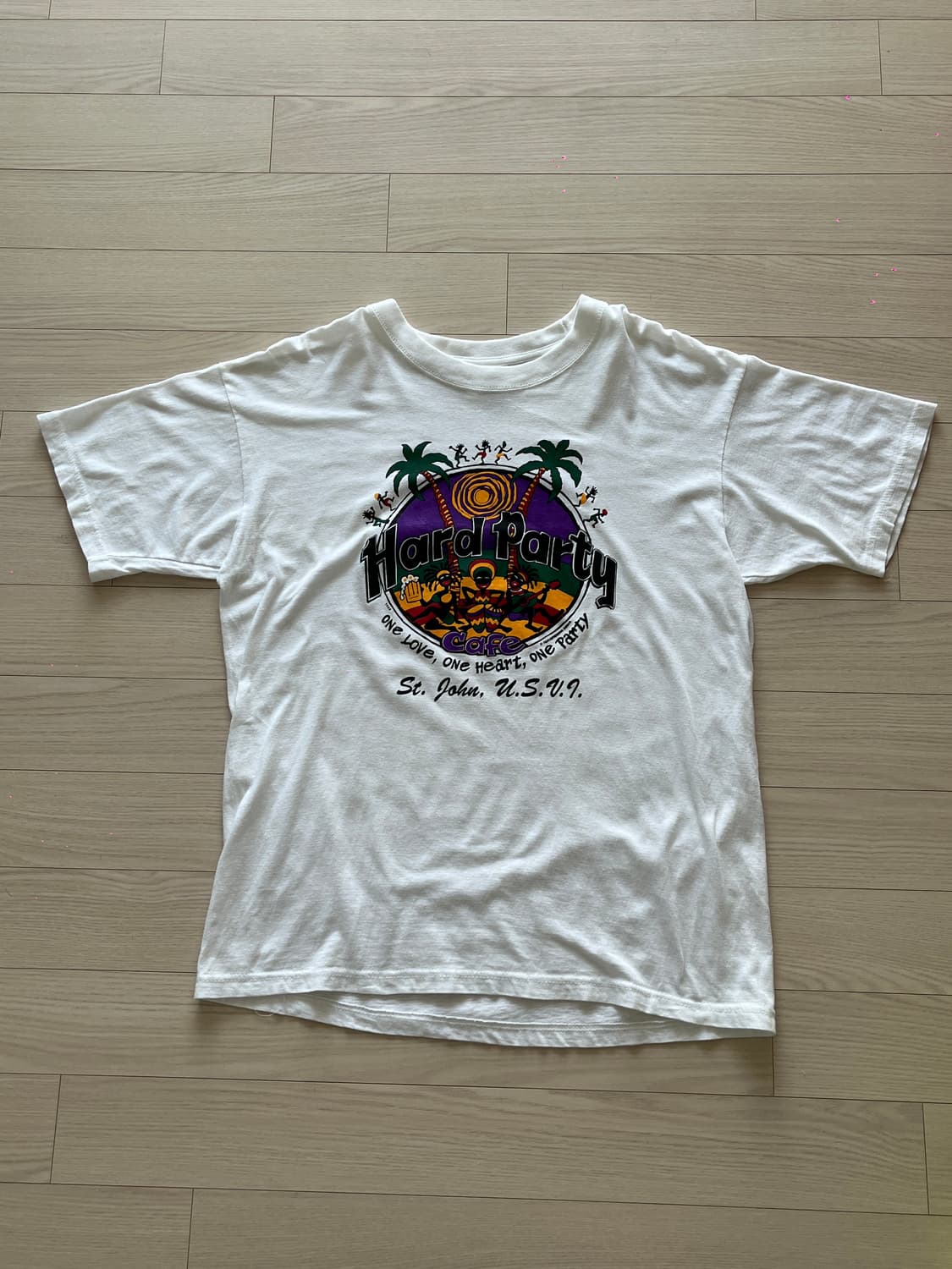 90s 하드락 카페 하드락 파티 티셔츠 XL (100-105) 상품이미지2