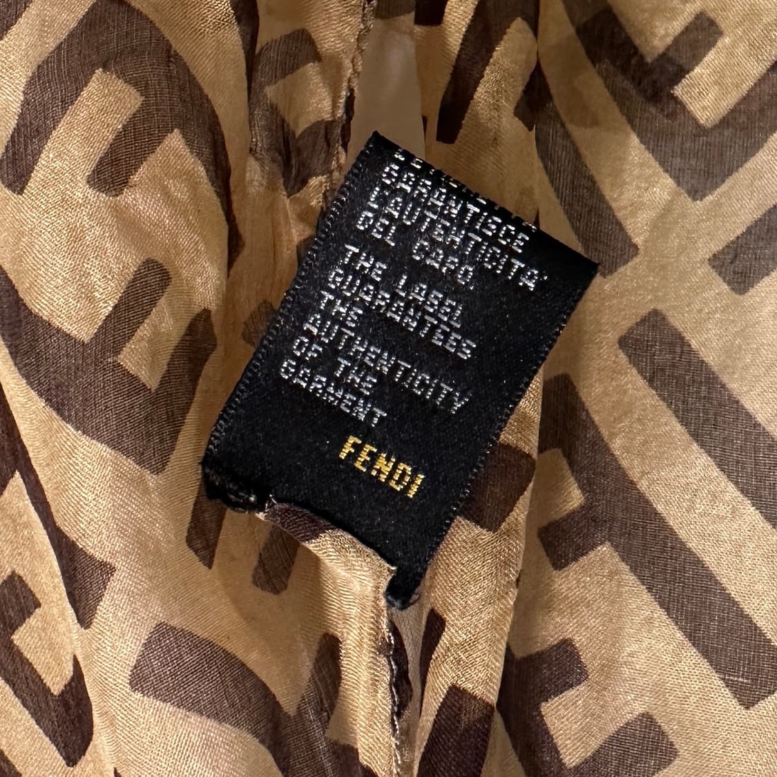 펜디 FF로고 실크 스카프 상품이미지4