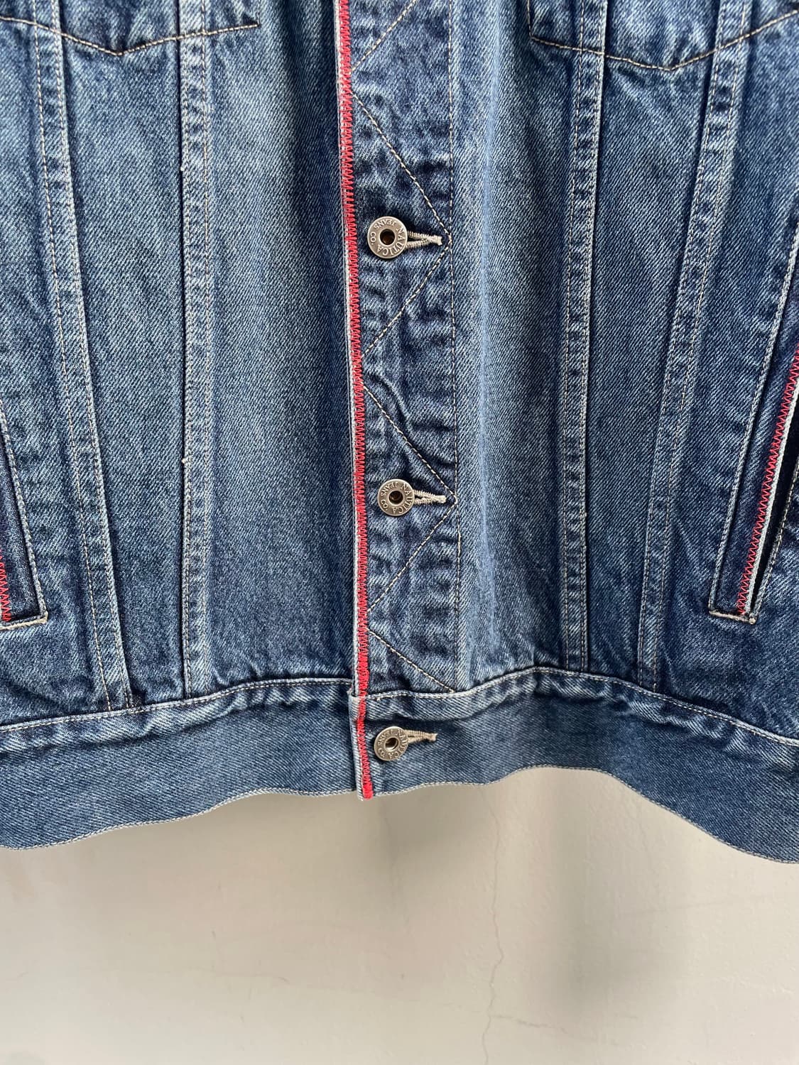Nautica Red Stitch Denim Trucker Jacket  상품이미지4
