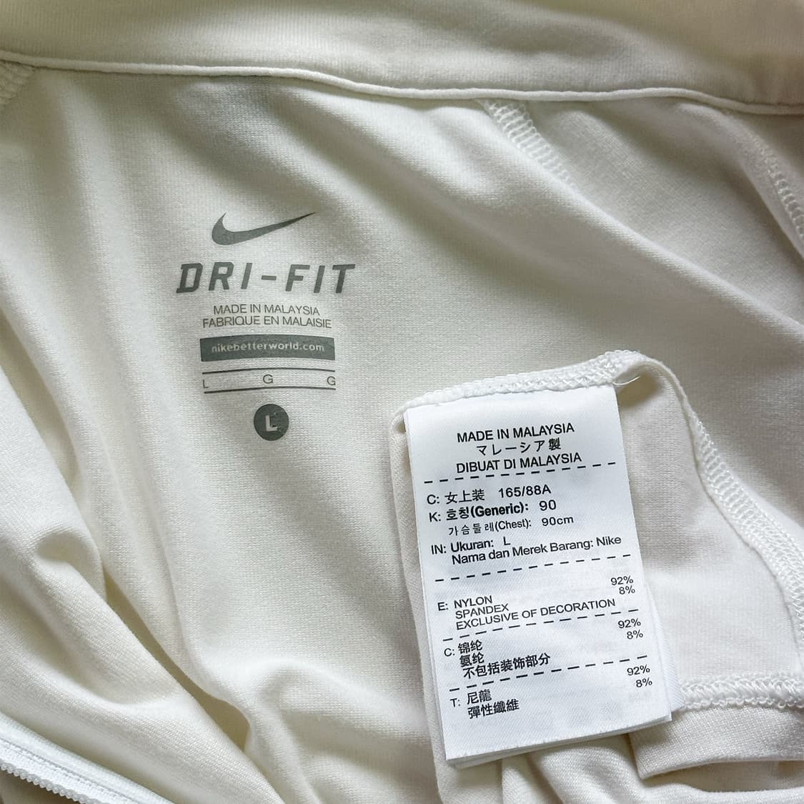 나이키 드라이핏 반집업 슬리브 상품이미지4