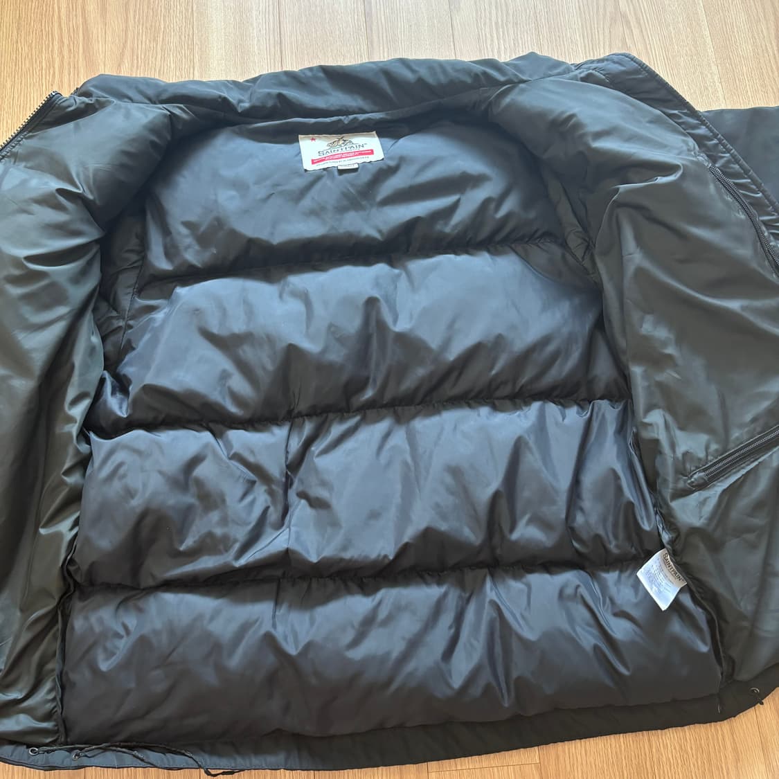 세인트페인 블랙 패딩 S 상품이미지7