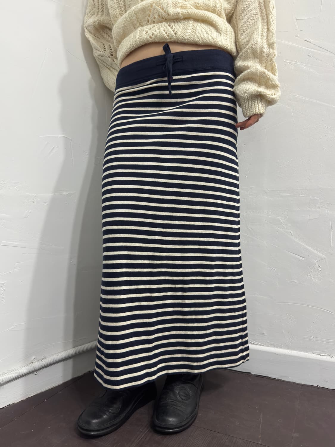 coen stripe long skirt 상품이미지4