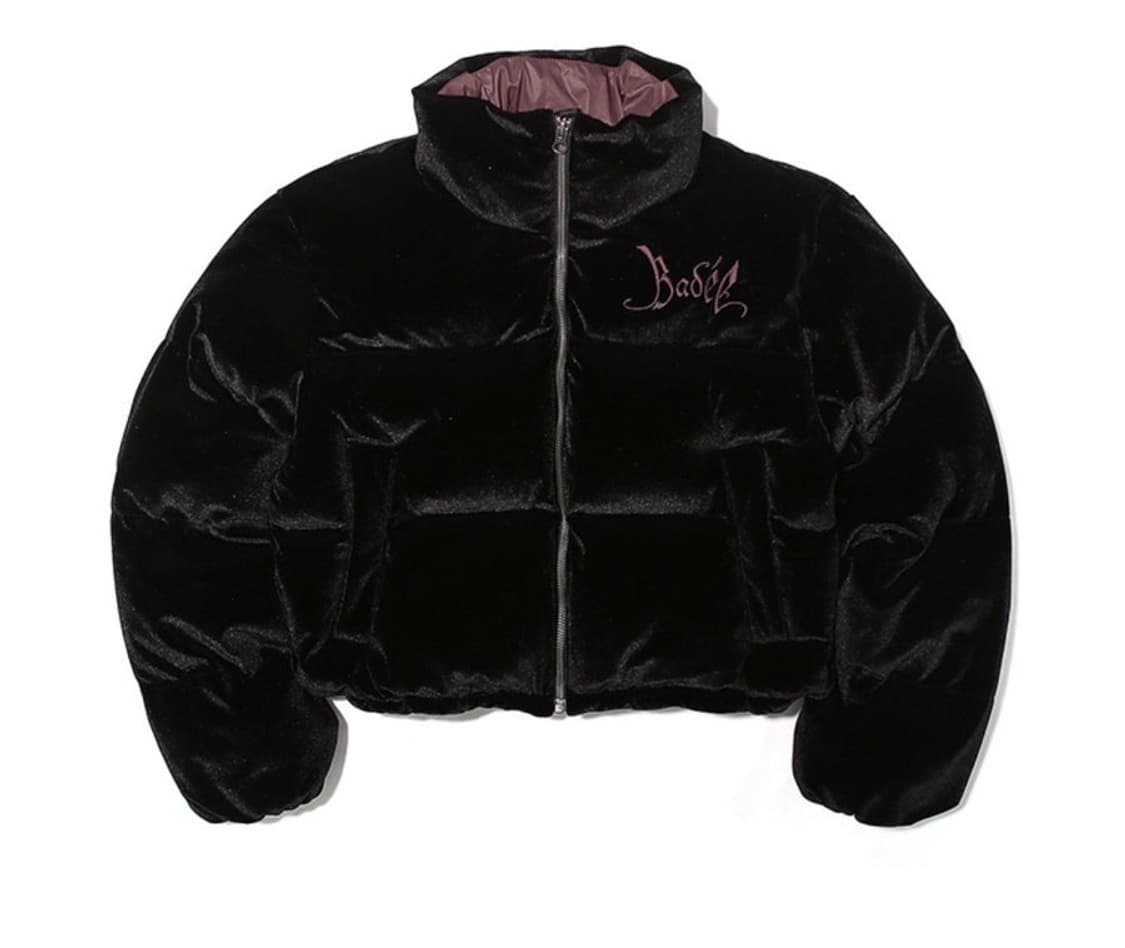 택포 배디 벨벳 벨루어 숏패딩 m 상품이미지2