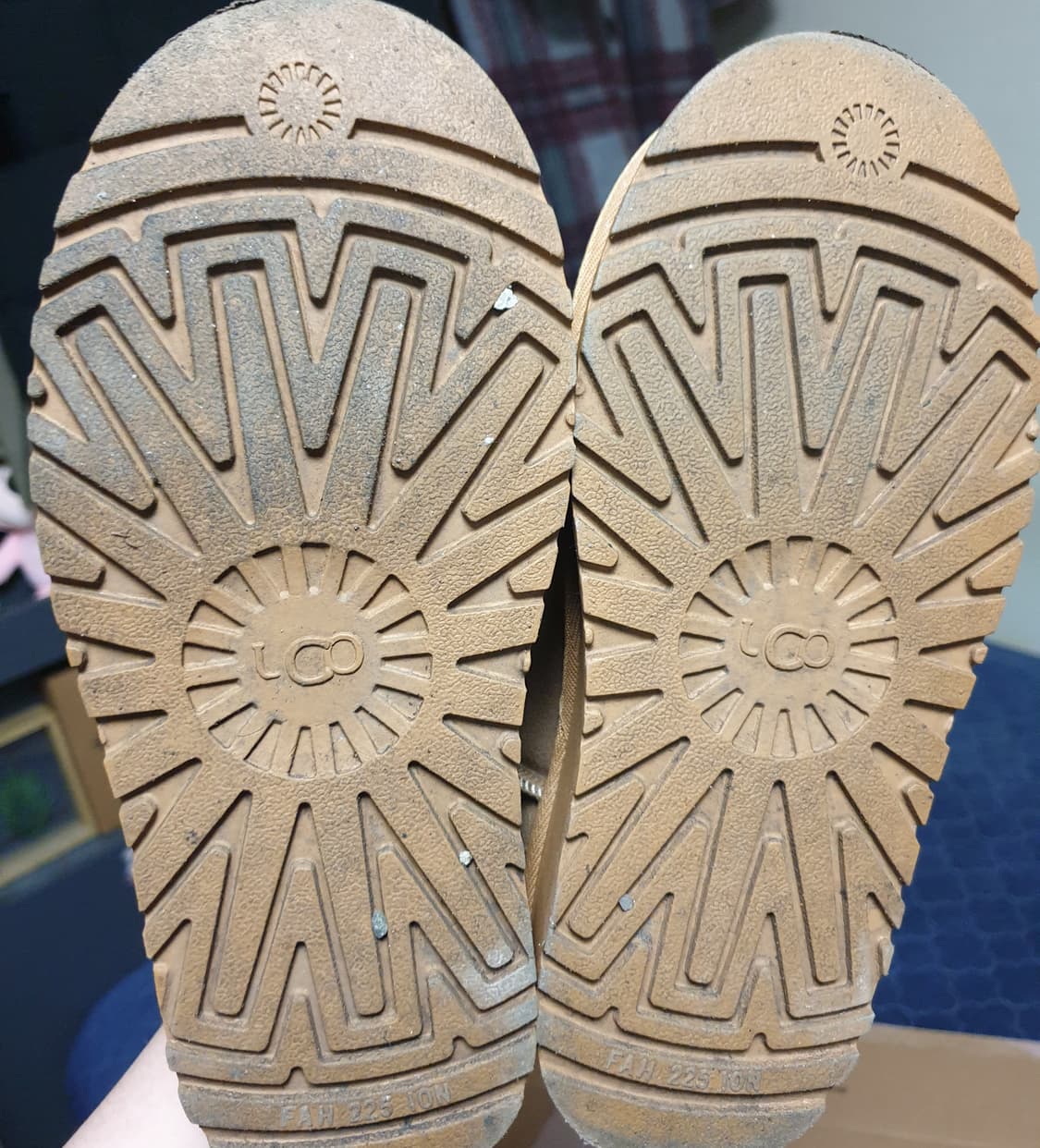 어그 미니 플랫폼 부츠 체스넛 (225) 상품이미지5