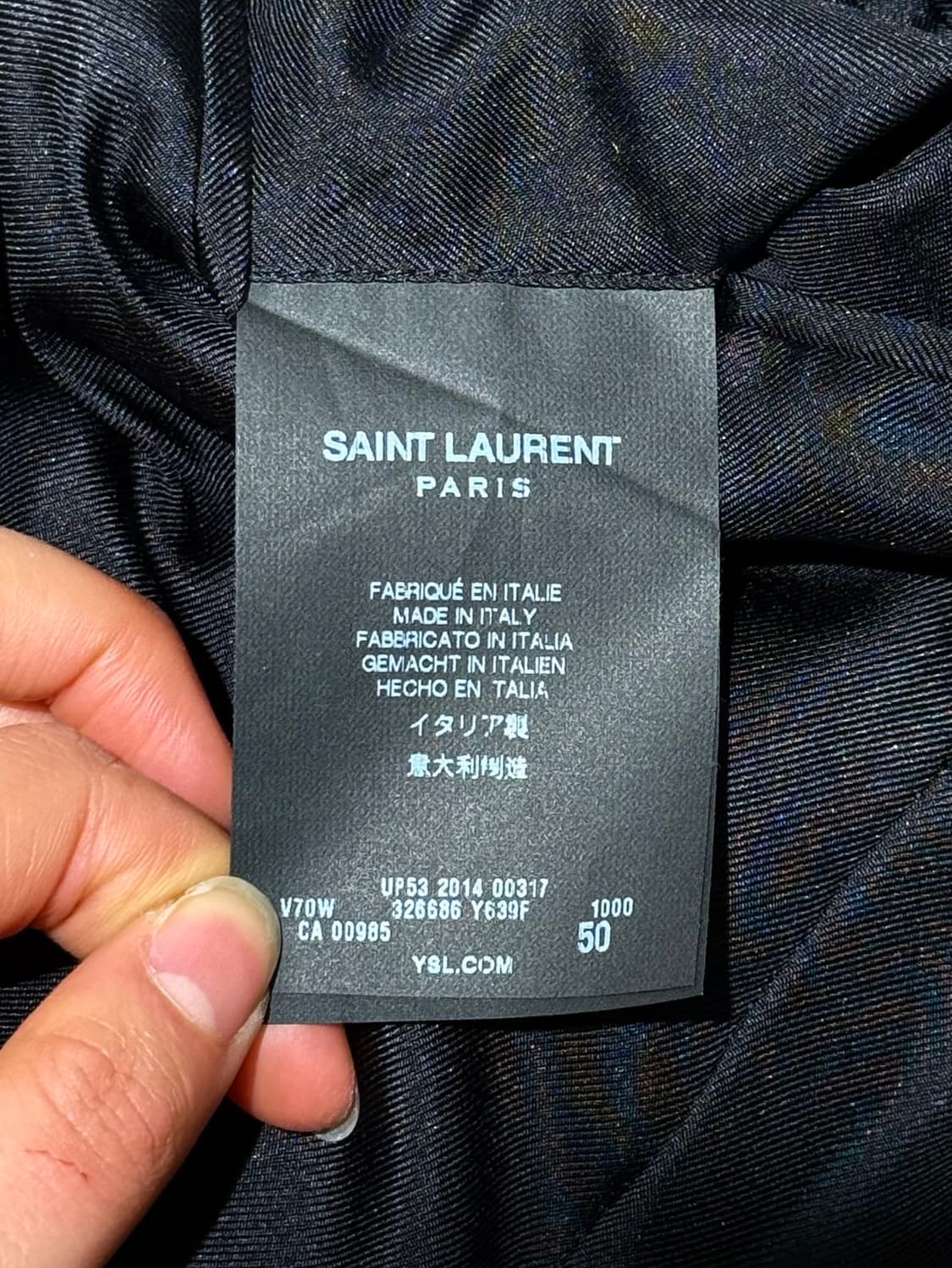 생로랑 블랙 라나 버진 울 싱글 블레이저 자켓 상품이미지8