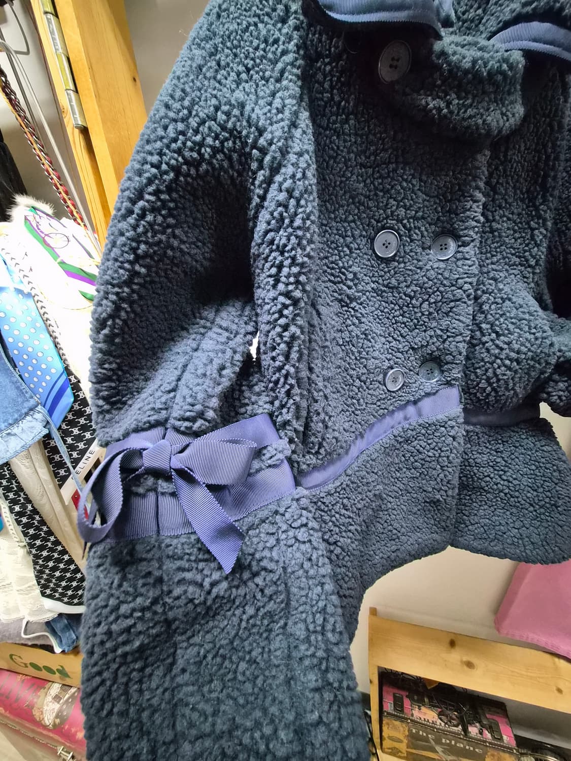 the studio k 러블리 페플럼 테디 자켓 상품이미지4