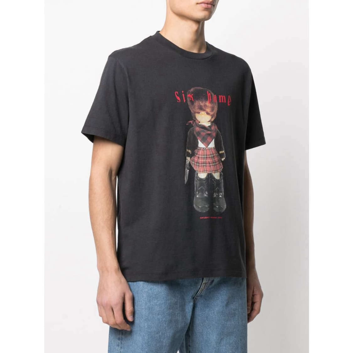 21SS 아워레가시 Six home 프린트 티셔츠 블랙 상품이미지3