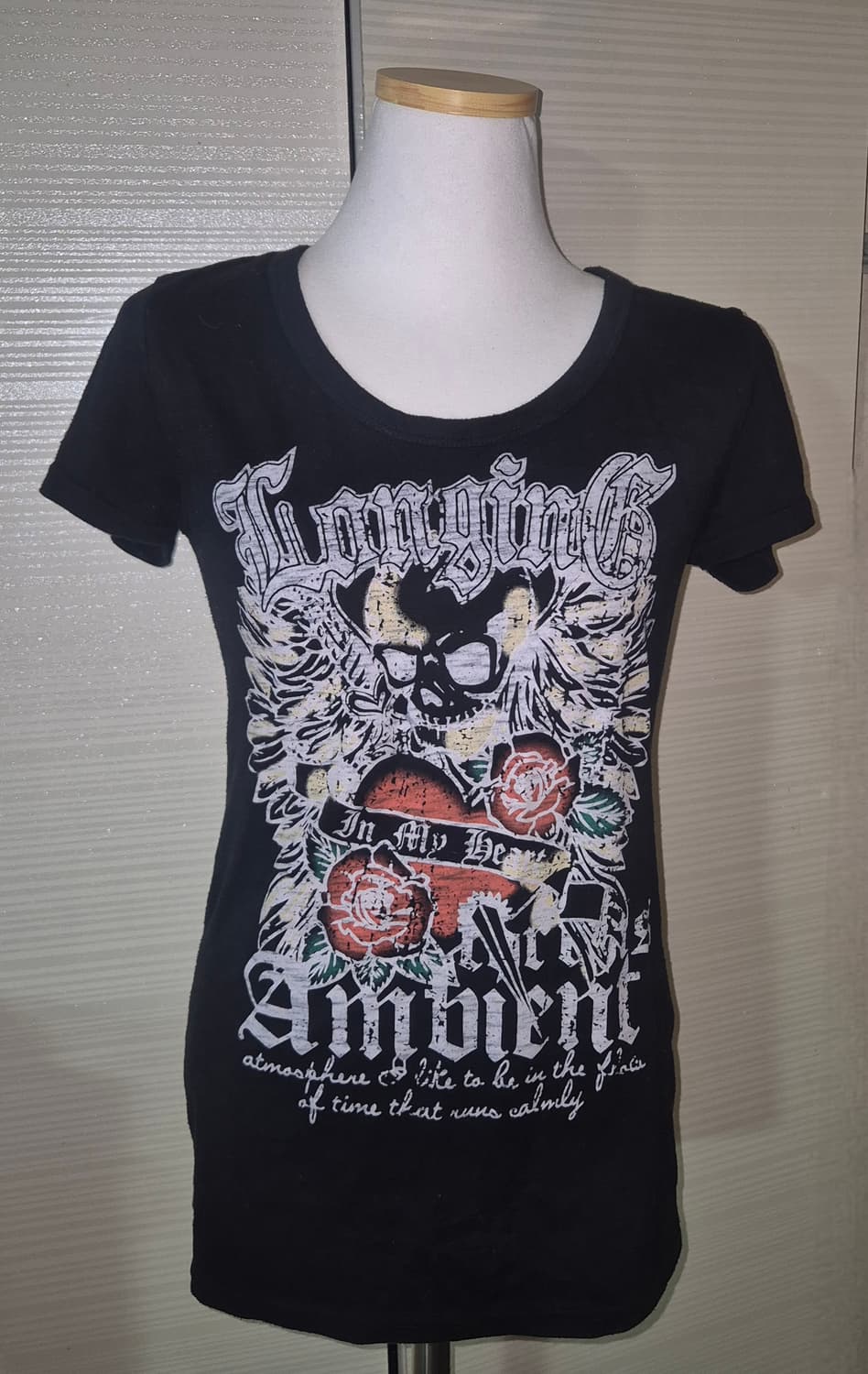 펑크 와투케 해골 에드하디깔 반팔 상품이미지1