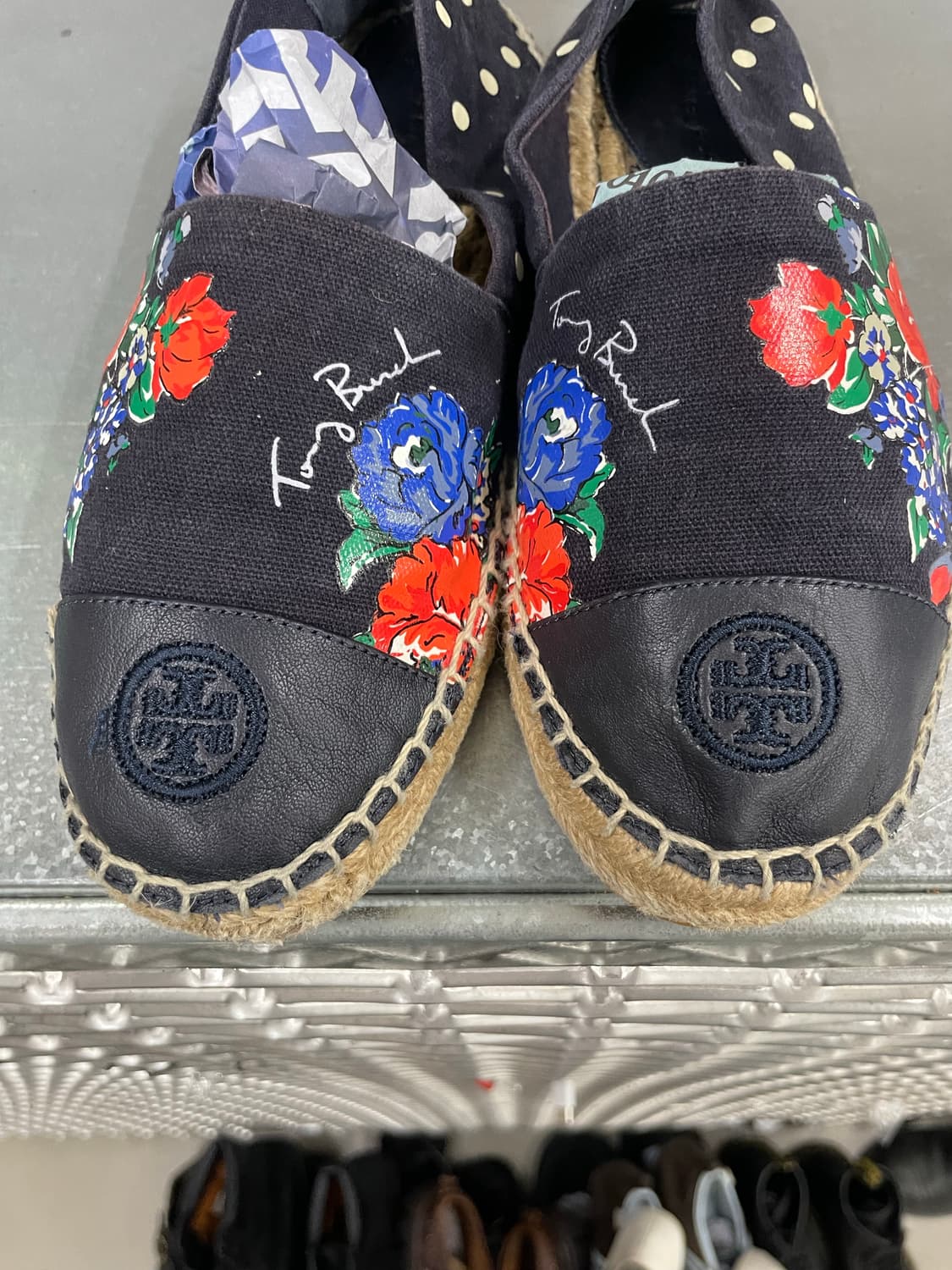 토리버치 컬러블록 에스파듀 스니커즈 8.5 상품이미지7