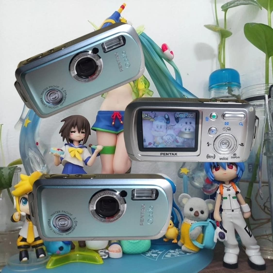 펜탁스 옵티오 Optio WP 아쿠아컬러 빈티지디카 상품이미지1