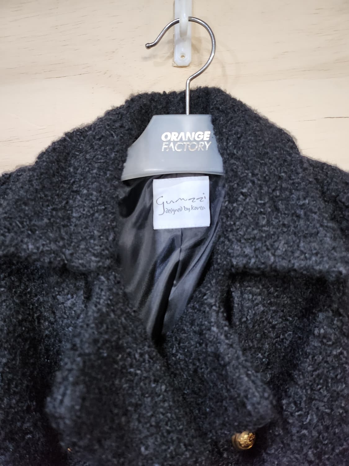 208) 금찌 gumzzi 캐쥬얼 트위드 코트 상품이미지5