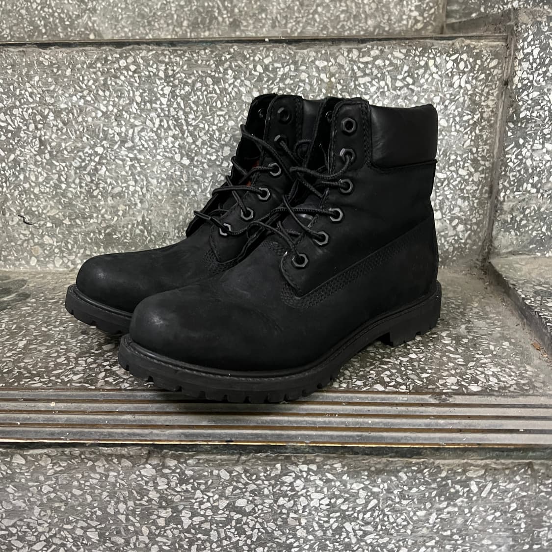 팀버랜드 6인치 프리미엄 워터프루프 블랙 부츠 상품이미지1