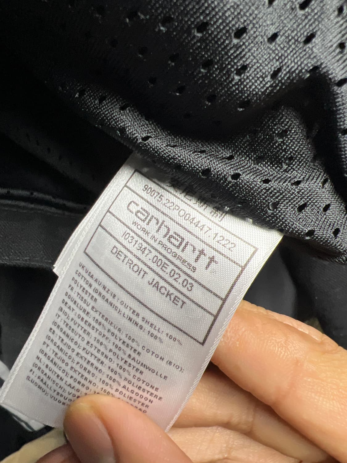 칼하트 Wip OG 디트로이트 자켓/XL 상품이미지4