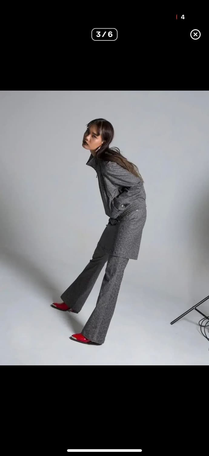 김미더영 크랙 페인트 셋업 상품이미지3